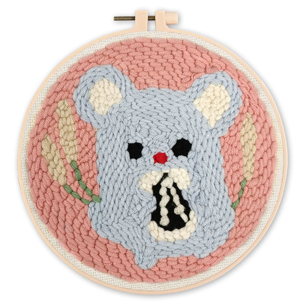 Punch Needle Kit - Cute Mouse