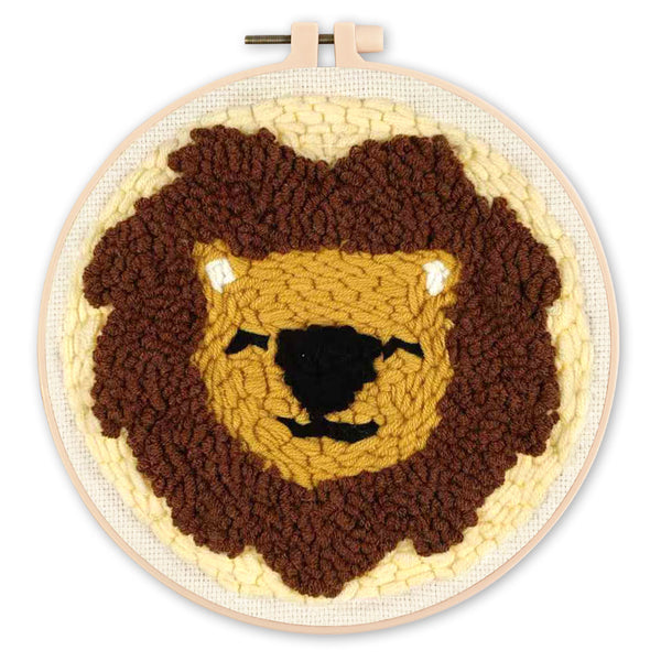 Punch Needle Kit - Cute Lion