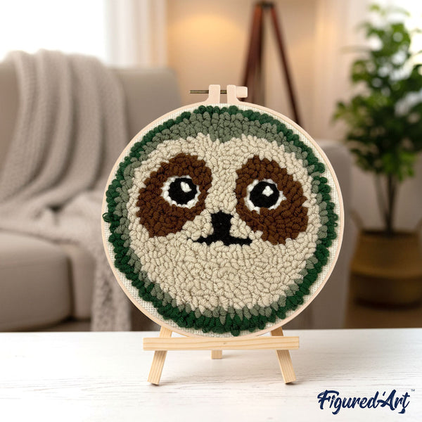 Punch Needle Kit - Cute Sloth