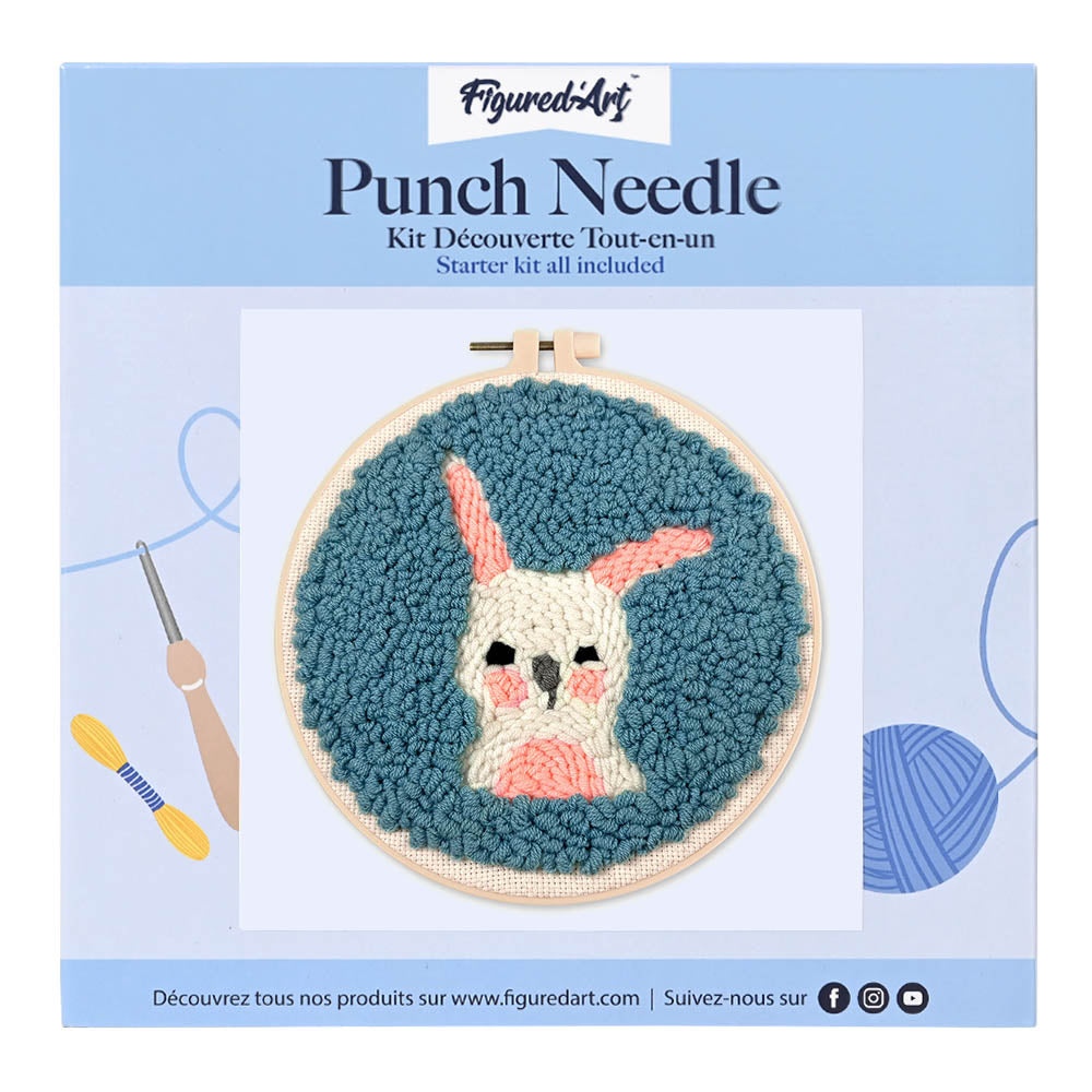 Punch Needle Kit - Tiny Rabbit