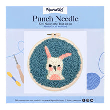 Load image into Gallery viewer, Punch Needle Kit - Tiny Rabbit