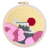 Punch Needle Kit - Rising Sun and Sakura