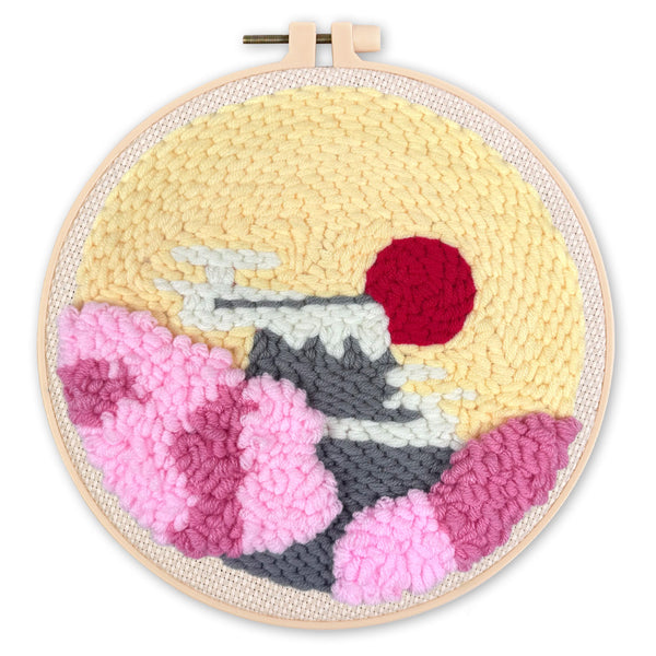 Punch Needle Kit - Rising Sun and Sakura