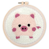 Punch Needle Kit - Pink Pig