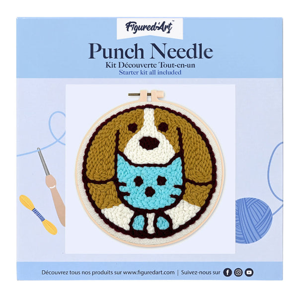 Punch Needle Kit - Cat and Dog