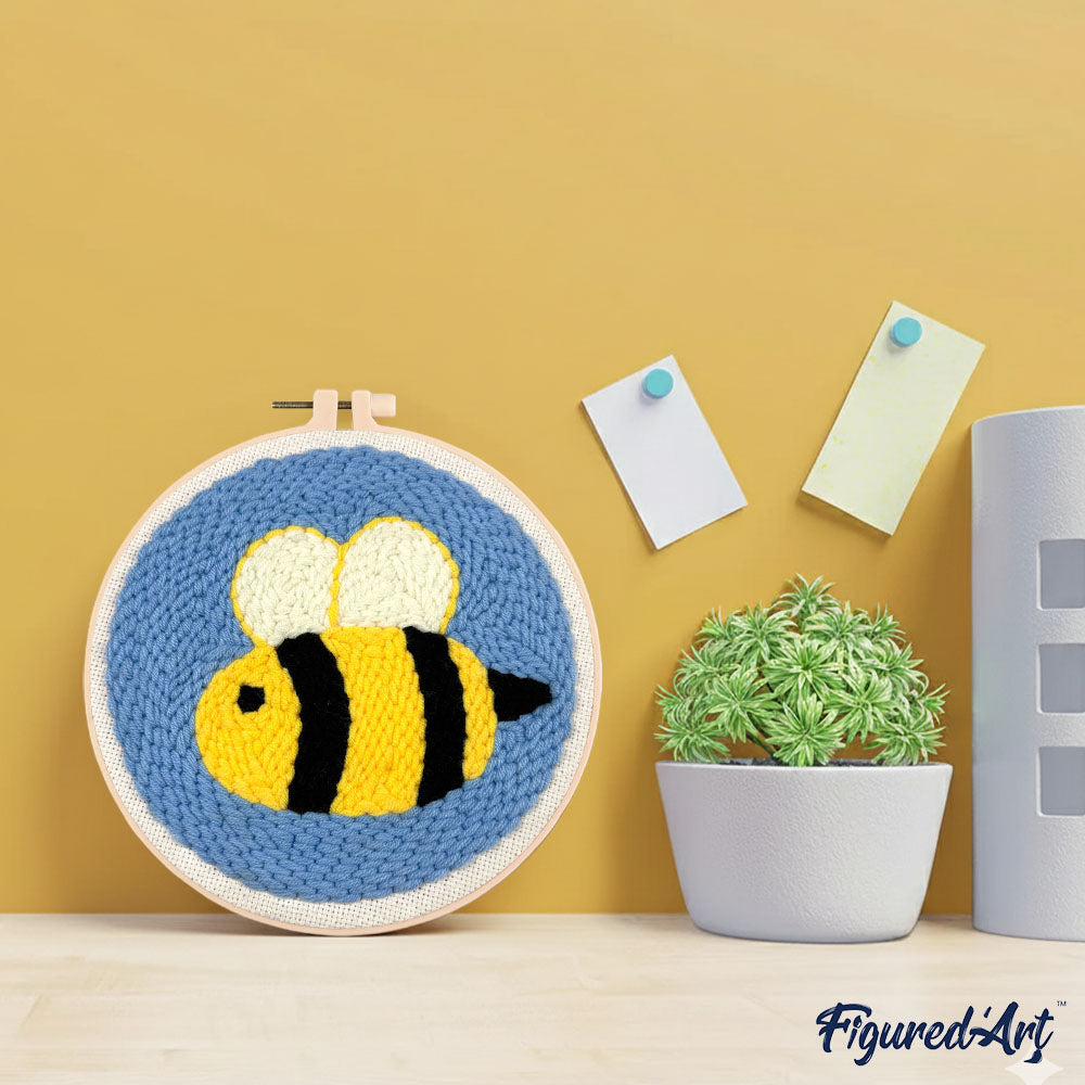Punch Needle Kit - Cute Bee