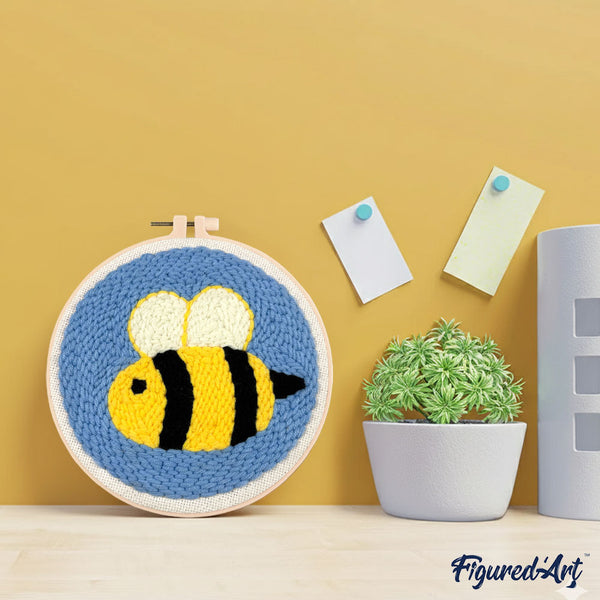 Punch Needle Kit - Cute Bee