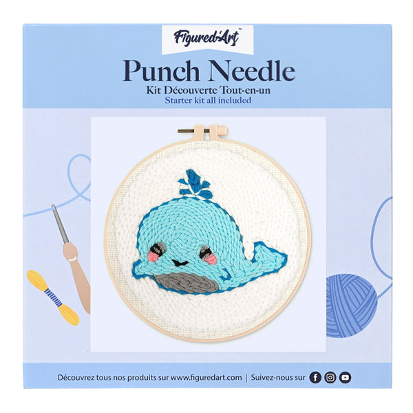 Punch Needle Kit - Baby Whale