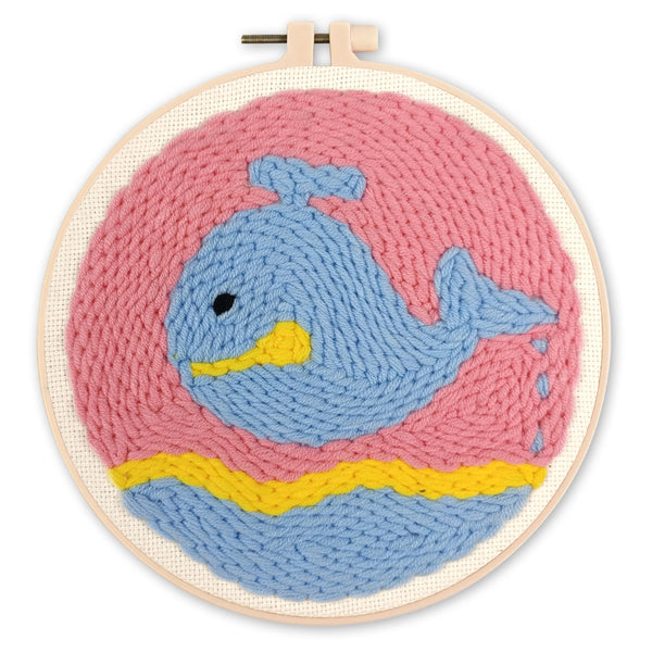 Punch Needle Kit - Floating Whale