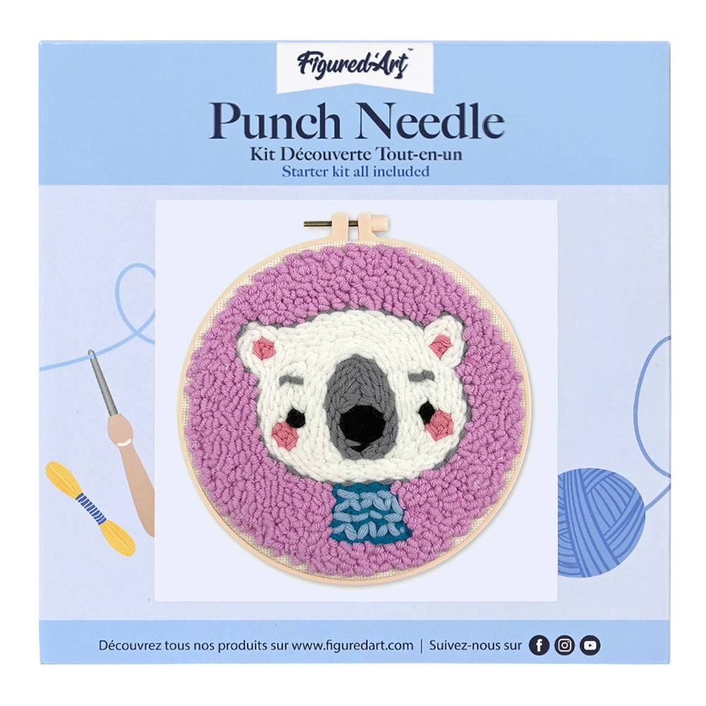 Punch Needle Kit - Cute Koala