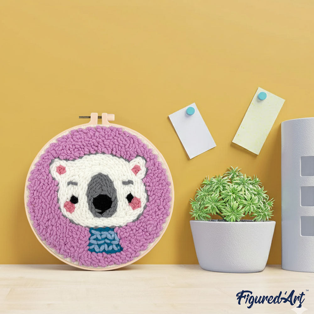 Punch Needle Kit - Cute Koala