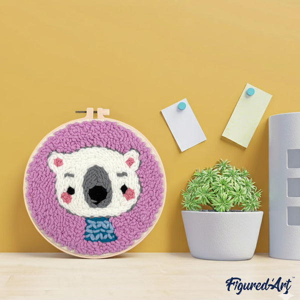 Punch Needle Kit - Cute Koala