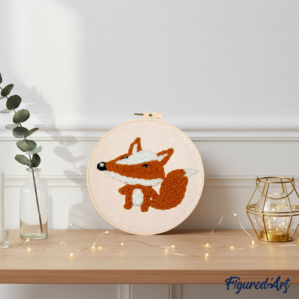Punch Needle Kit - Cute Fox