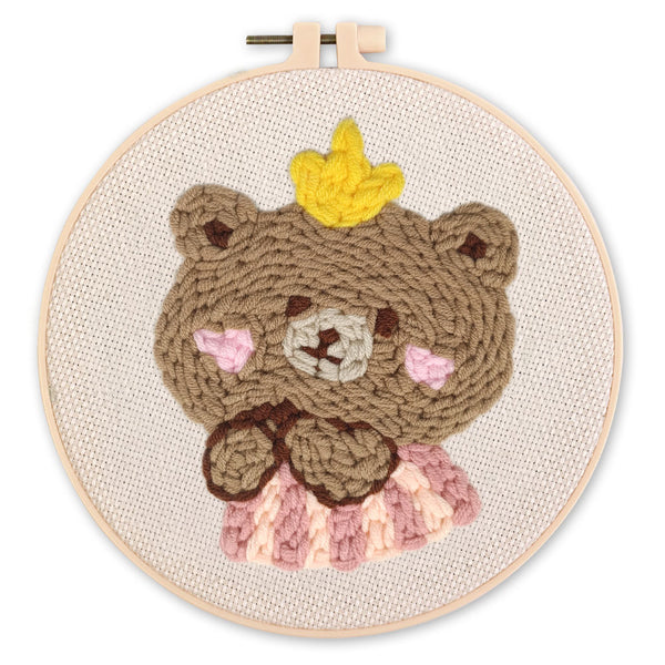 Punch Needle Kit - Brown Bear 1