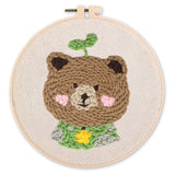 Punch Needle Kit - Brown Bear 2