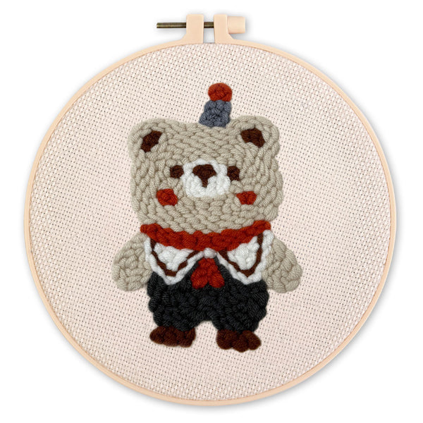 Punch Needle Kit - Circus Bear