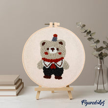 Load image into Gallery viewer, Punch Needle Kit - Circus Bear