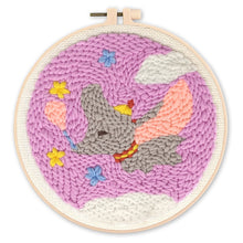 Load image into Gallery viewer, Punch Needle Kit - Flying Elephant