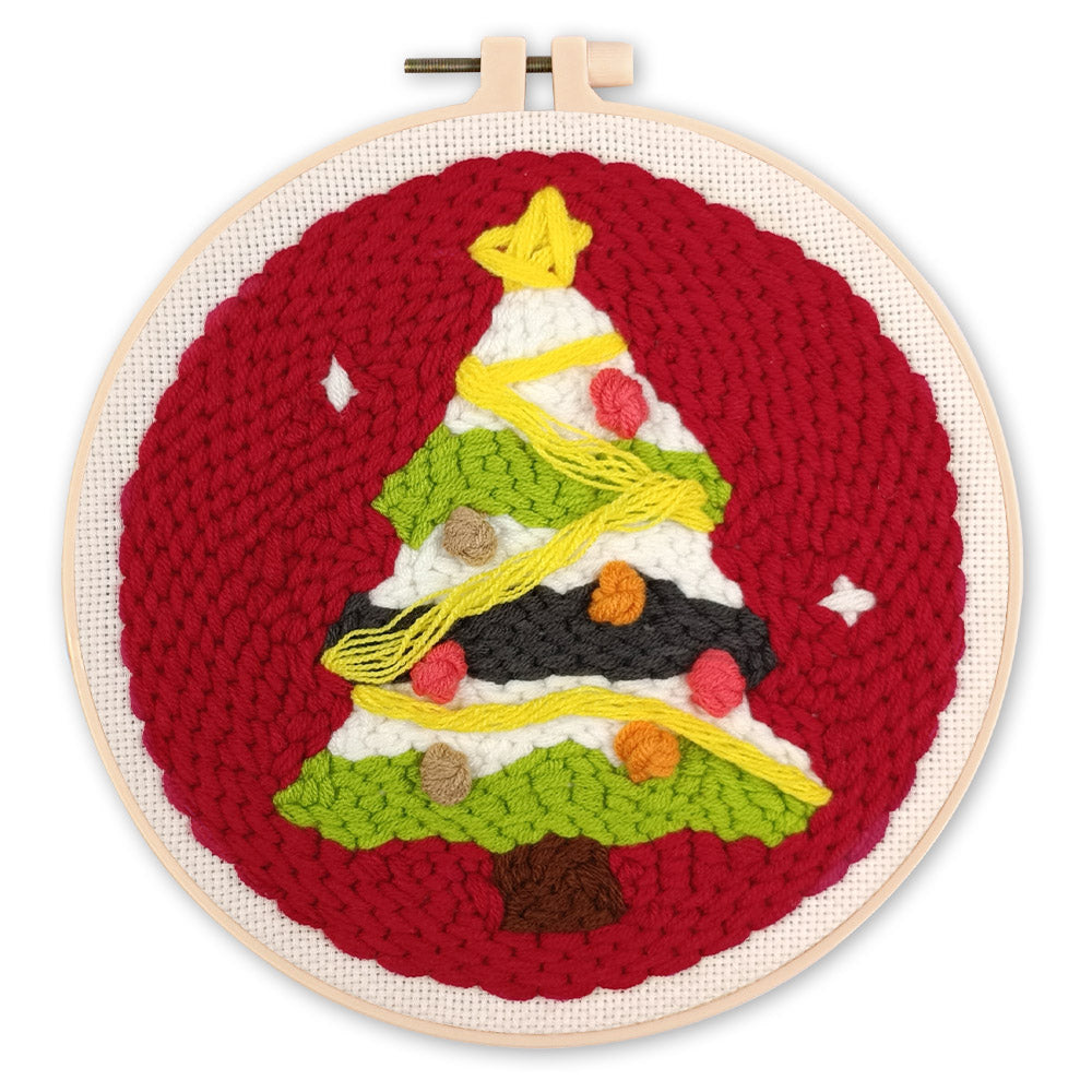 Punch Needle Kit - Christmas Tree 3