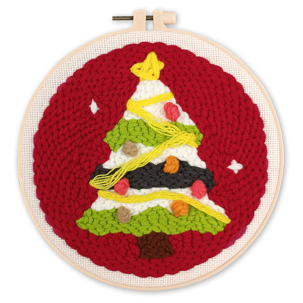 Punch Needle Kit - Christmas Tree 3