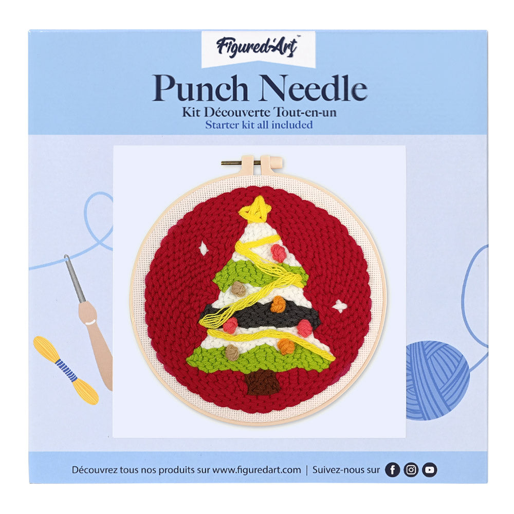 Punch Needle Kit - Christmas Tree 3