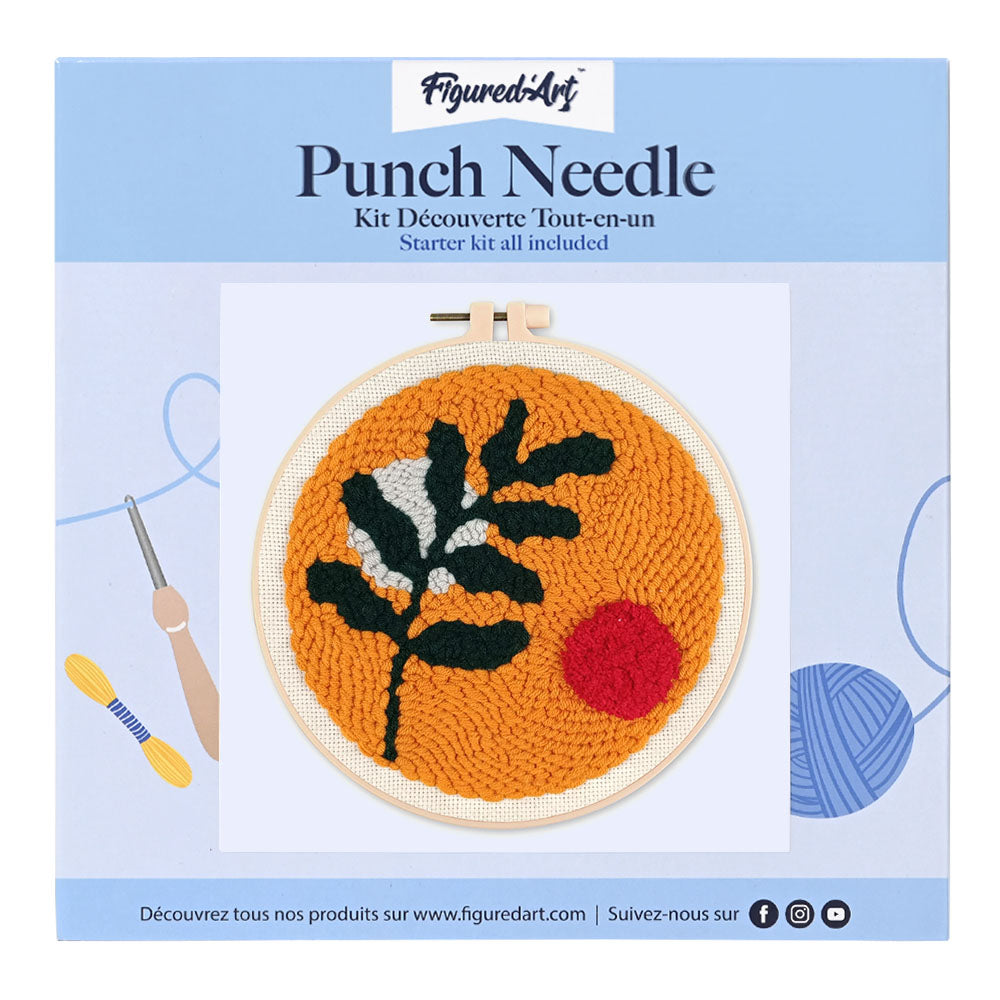 Punch Needle Kit - Botanic Abstract 1