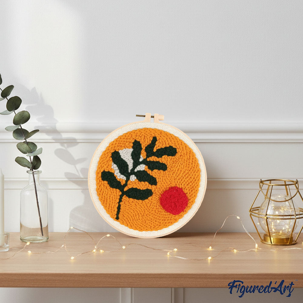 Punch Needle Kit - Botanic Abstract 1