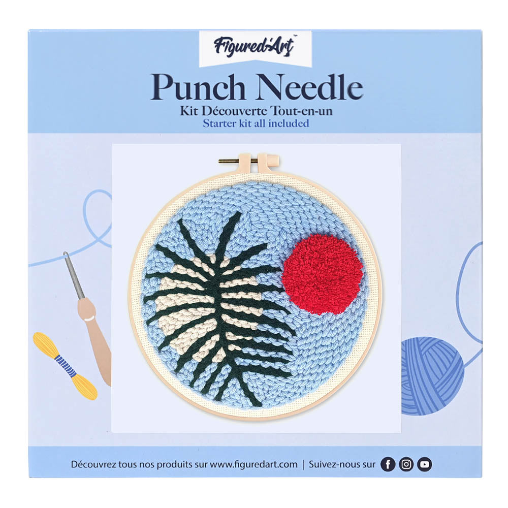 Punch Needle Kit - Botanic Abstract 2