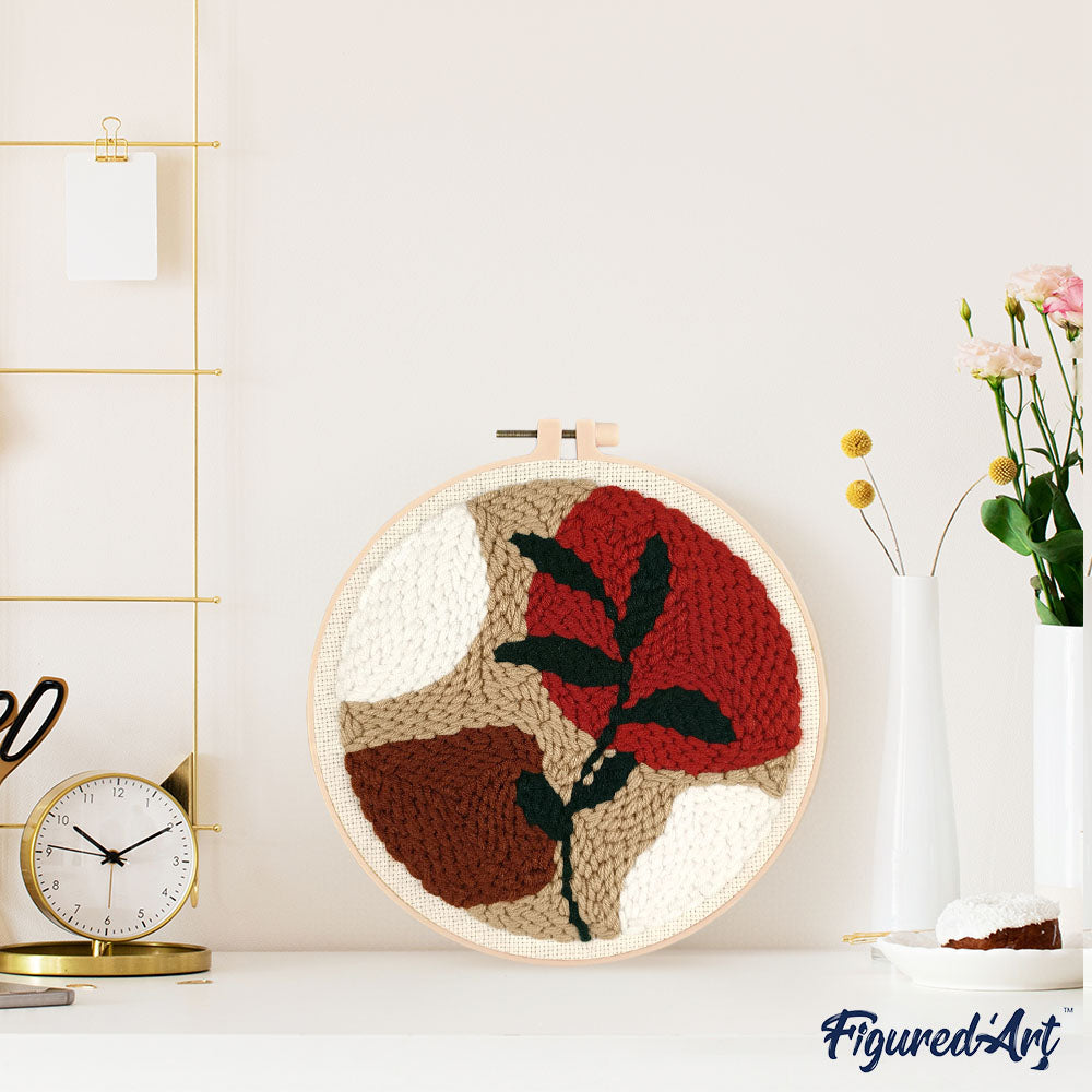 Punch Needle Kit - Botanic Abstract 3