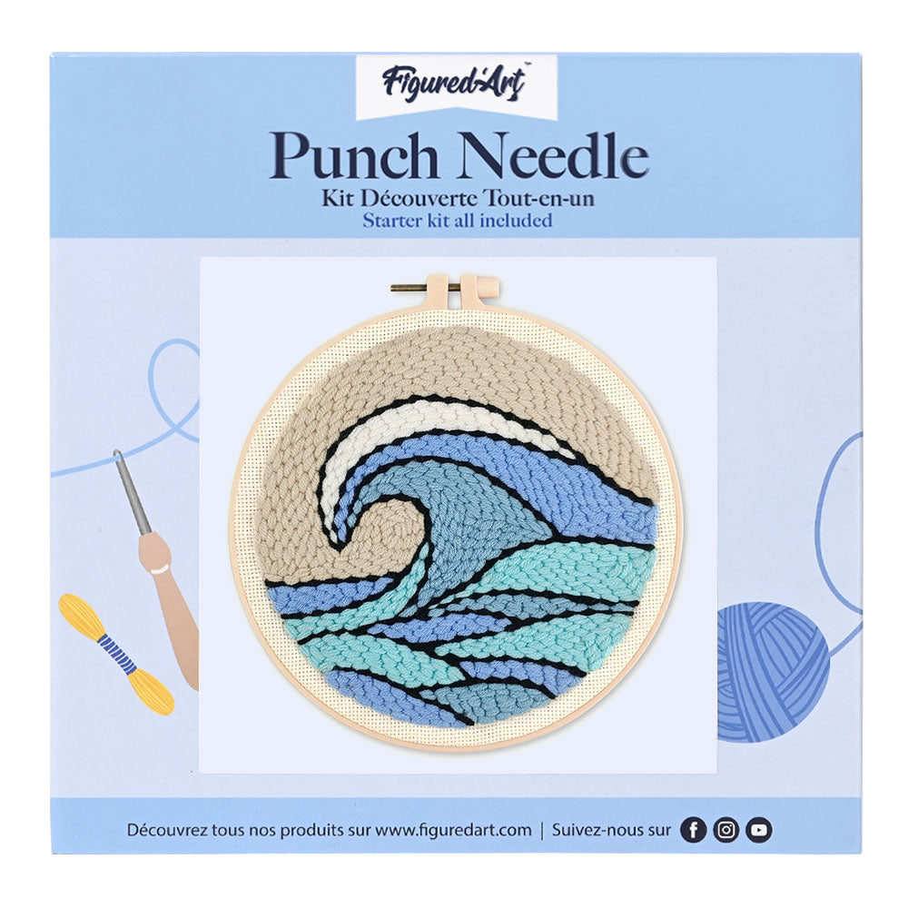 Punch Needle Kit - Big Wave