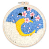Punch Needle Kit - Sakura and the Moon