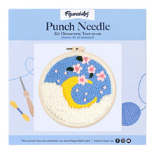 Load image into Gallery viewer, Punch Needle Kit - Sakura and the Moon