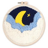 Punch Needle Kit - Hiding Moon