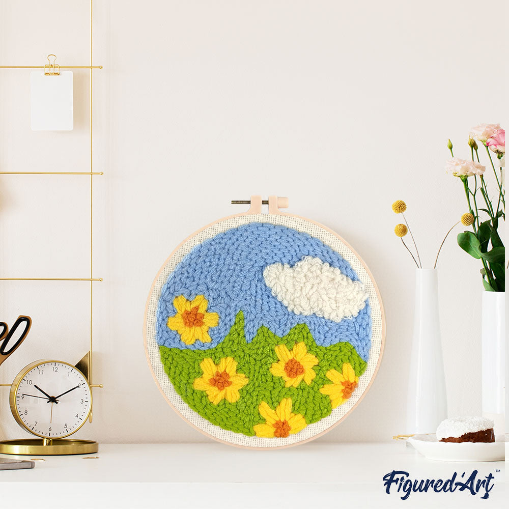 Punch Needle Kit - Flower Field