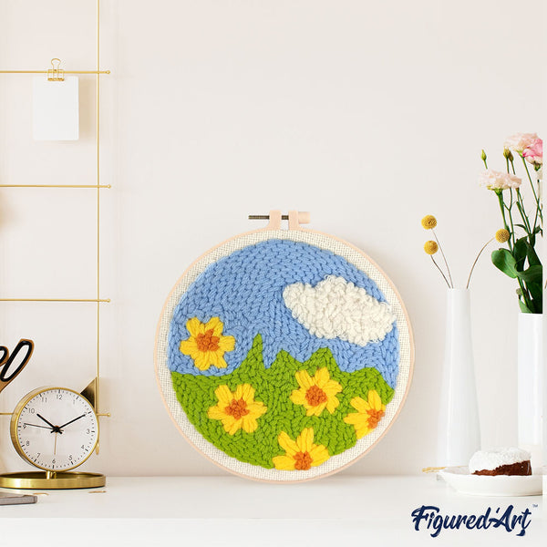 Punch Needle Kit - Flower Field