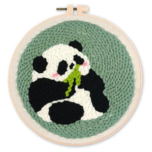 Load image into Gallery viewer, Punch Needle Kit - Panda 2