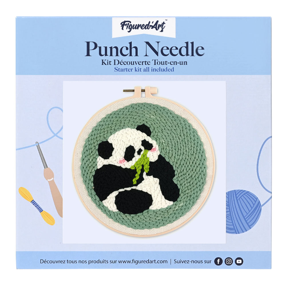 Punch Needle Kit - Panda 2