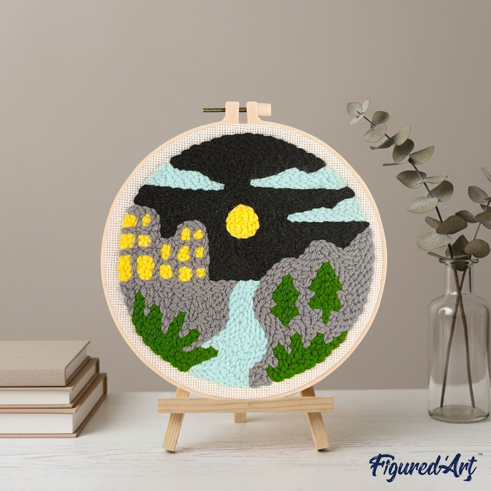 Punch Needle Kit - River at Night