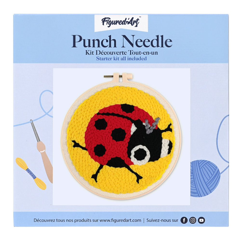 Punch Needle Kit - Ladybug