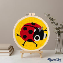 Load image into Gallery viewer, Punch Needle Kit - Ladybug