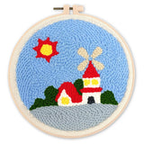 Punch Needle Kit - Sunny Windmill