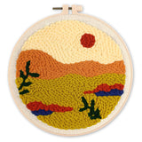 Punch Needle Kit - Golden Desert