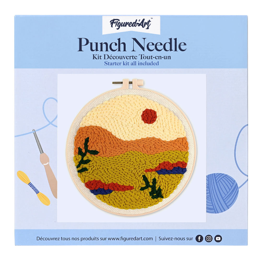 Punch Needle Kit - Golden Desert