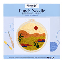 Load image into Gallery viewer, Punch Needle Kit - Golden Desert