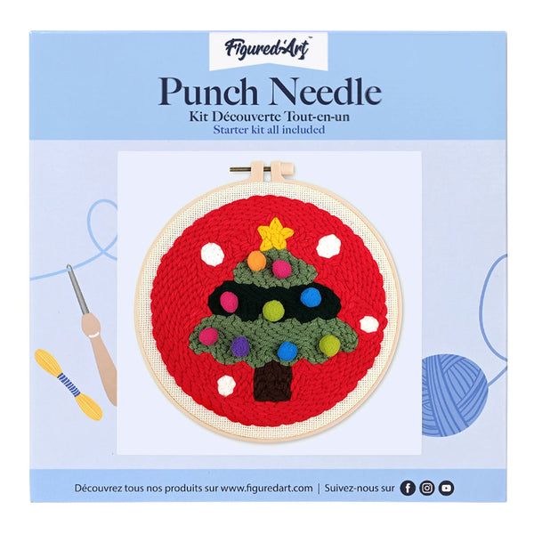 Punch Needle Kit - Christmas Tree 2