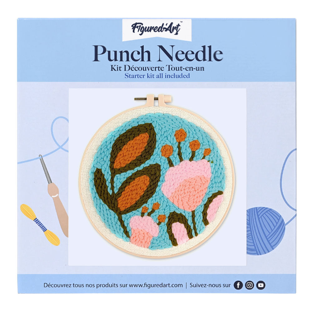 Punch Needle Kit - Wild Flowers