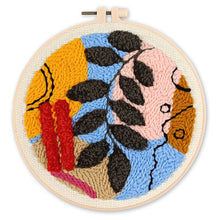 Load image into Gallery viewer, Punch Needle Kit - Botanic Abstract 4