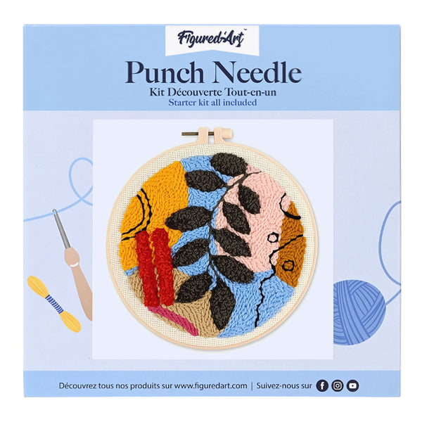 Punch Needle Kit - Botanic Abstract 4