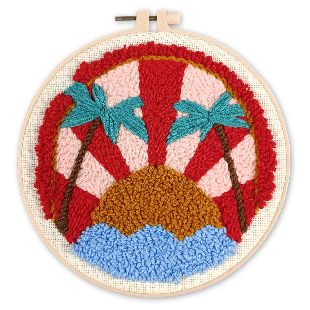 Punch Needle Kit - Tropical Sunset