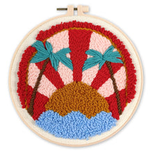 Load image into Gallery viewer, Punch Needle Kit - Tropical Sunset